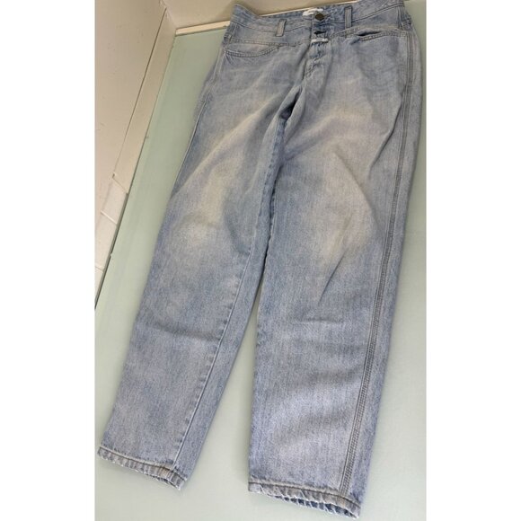 Closed Jeans Pedal Icon 85 Women's 29X29 High Waist Made In Italy Tapered - Picture 1 of 13